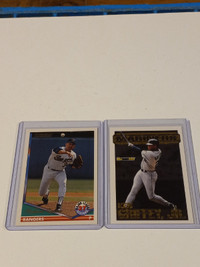 Baseball Cards HTF Topps Gold and Black Gold Nolan,Griffey Jr. 2