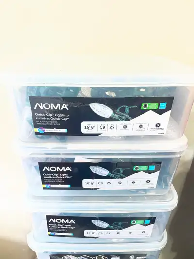 Nona pure white lights used 1 season 8 boxes