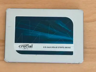 Crucial/Micron MX500 1TB SSD, SATA 2.5", View more