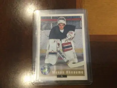 I have three hockey pioneer, Manon Rheaume hockey Cards for sale. They are from the 1992 and 1993 Cl...