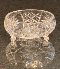 Antique ABP cut Crystal Footed Bowl