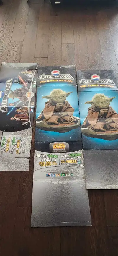 Star Wars Cardboard Cut-out Call Upon Yoda Pepsi, View more