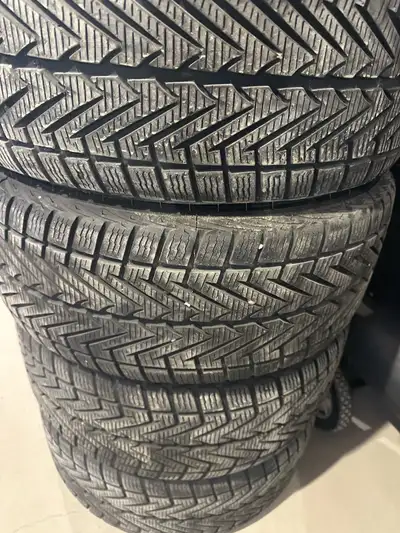 Winter rims and tires 245/40r18, 5x112 bolt pattern. 80% tred.
