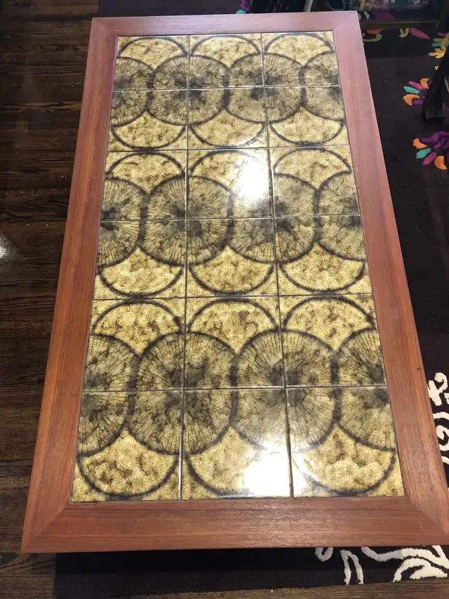 MCM teak and tile coffee table in Coffee Tables in City of Toronto - Image 4