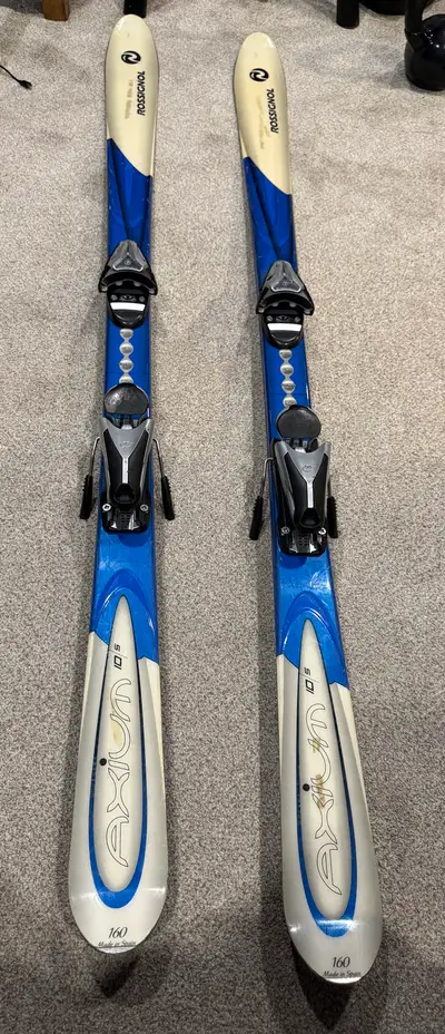 down hill skis, boots, bindings, View more
