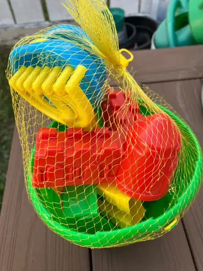 Beach Toy With Bucket, Rake, Sifter, Castle, etc., View more