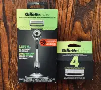 Gillette Labs Shaving Kit for Men ( 1 Handle and 6 Razor Blades)
