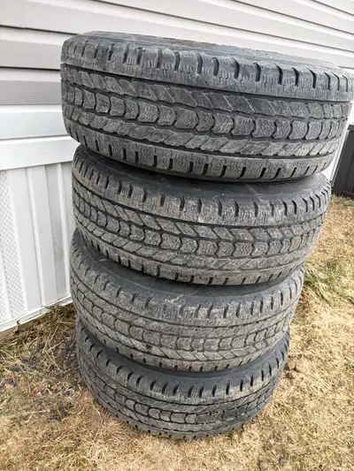 Winter tires and rims, LT265/70 R17. Sold truck, won’t fit new one. Came off a 2018 GMC Sierra. 6 Bo...