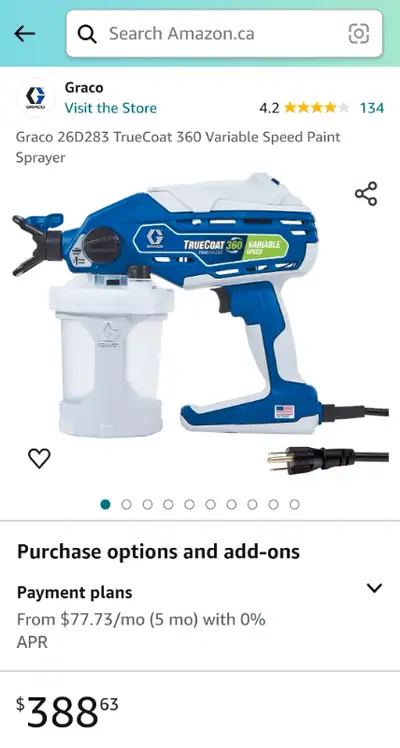 BRAND NEW GRACO paint sprayer 360, View more