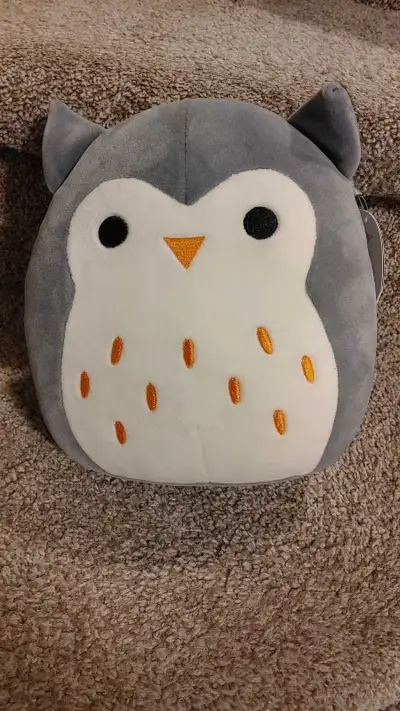 Kellytoy Squishmallows 8 Inch Hoot the Gray Owl NWT, View more