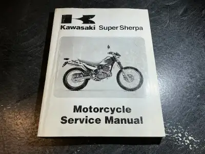 1997-2000 Kawasaki Super Sherpa KL250G KL250H Service Manual, View more