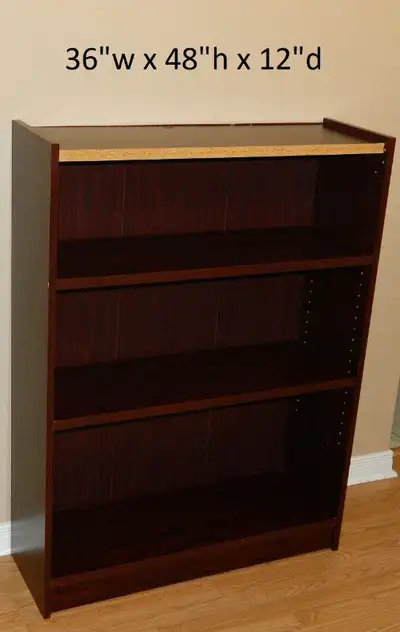 Book Shelf dark burgundy  &  Dark Green wardrobe, View more