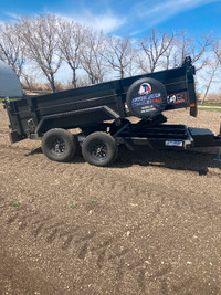 DUMP TRAILER for Sale.   82 in. by 12 ft