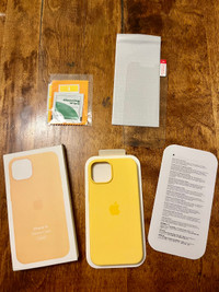 New Apple iPhone 14 Silicone Case + Tempered Glass Scree