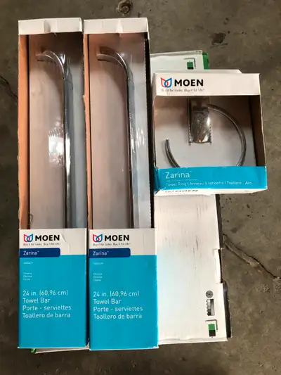 Moen towel bars and accessories, View more