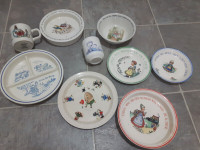 Vintage Children's Breakfast Dishes