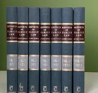 RARE "REPORTS OF FAMILY LAW, Second series, 1978-79