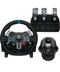 Logitech G29 Racing Wheel, Stand, Truck Shifter. 