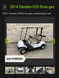 Used Golf Cart Gas and Electric recreational and work
