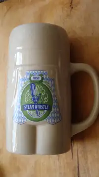 large Steam Whistle beer mug