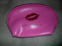14 items - Younique Pink Gift Zip Bag with Lips