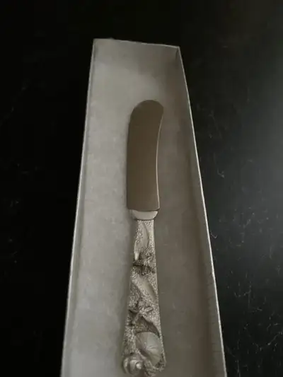 Amos Pewter Pate Knife/New, View more