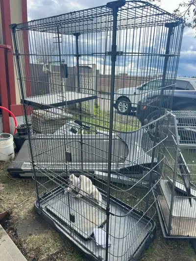 Large 3-storey cage, originally bought for my chinchilla but no longer needed. Very spacious, tall,...