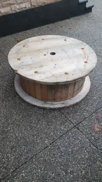 Large Wooden Spool