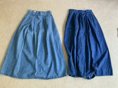 4 VINTAGE DENIUM SHIRTS - Sizes Small & Medium, View more