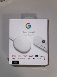 Chromecast with Google TV- 4K Open Box