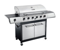 Char-Broil BBQ 6 Burner Barbecue with sear and side burner