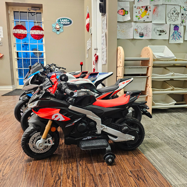NEW Aprilia Electric Kids Motorcycles/ Bikes - Rubber Wheels in Other in Mississauga / Peel Region - Image 4