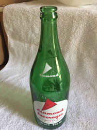 Vintage 30 Fl. Oz. Diamond Beverages (Hamilton) Pop Bottle