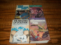 Lot of 8 Vintage Hardcover Science Fiction Books