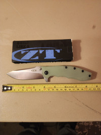 New Z. T. Hinderer Design 0562 CF Folding Lock Blade Knife