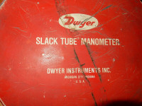 Dwyer Slack Tube Manometer