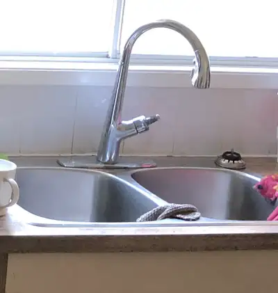 Kitchen sink double sided   stainless steel, View more