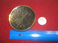 Damascene 24K gold-plated miniature plate from Spain