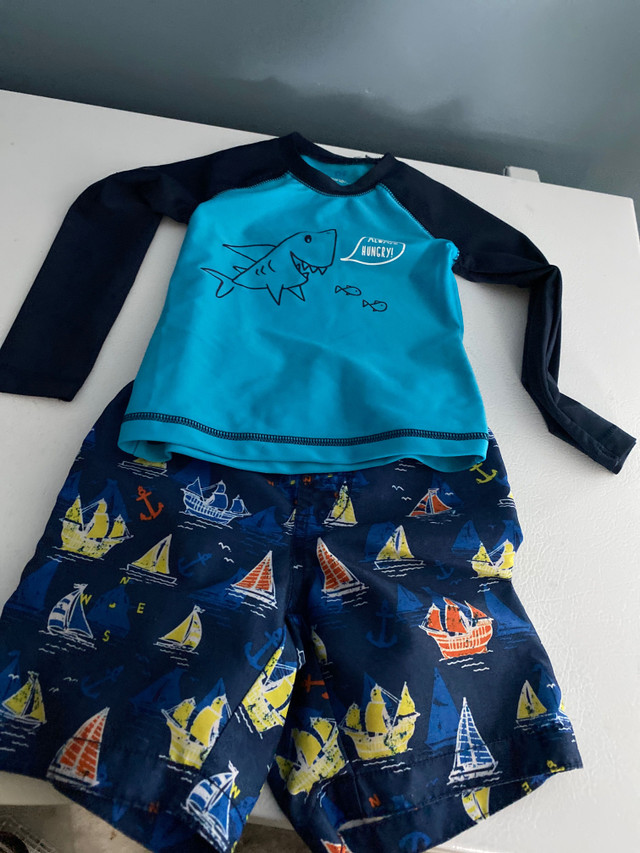 Swim shorts and long sleep swim top in Clothing - 18-24 Months in North Bay