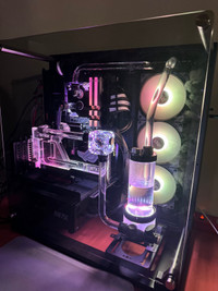 Brand new! Ultimate custom gaming PC with water cooling system 