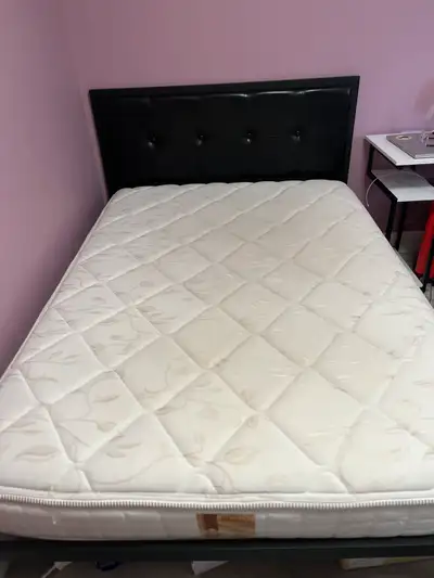 Double Bed frame and mattress, View more
