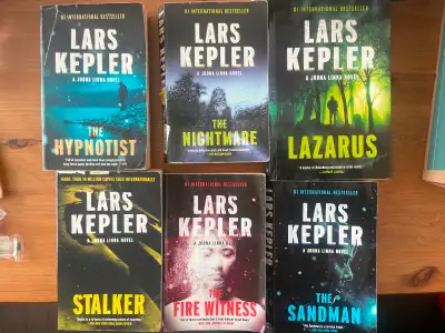 6 Lars Kepler Books, View more