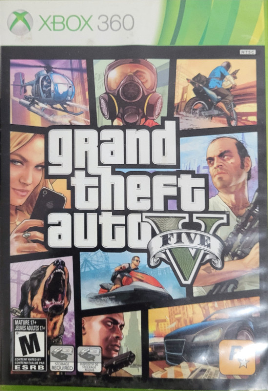 Grand Theft Auto V GTA 5 Xbox 360 in XBOX 360 in City of Toronto