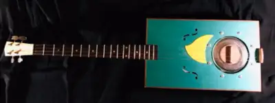 4 string resonator cigar box guitar, View more