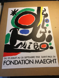 Gallerie Maeght - European Miro Show, 1968,