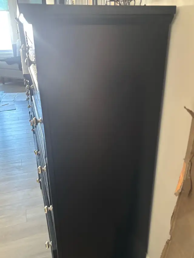 black tall dresser  in Dressers & Wardrobes in Belleville - Image 4