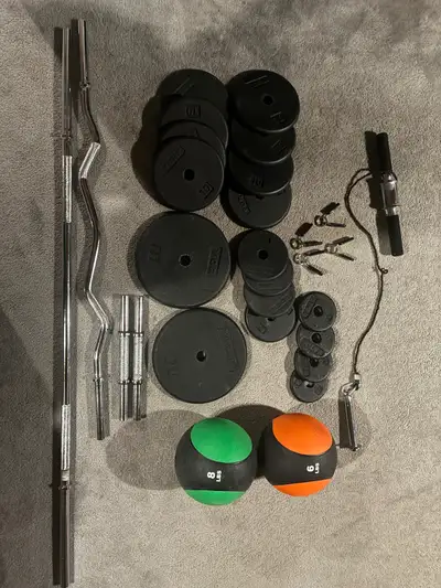 EXERCISE WEIGHTS AND EQUIPMENT, View more
