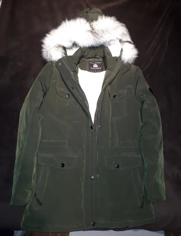 Khaki winter coat for women62863271634177129