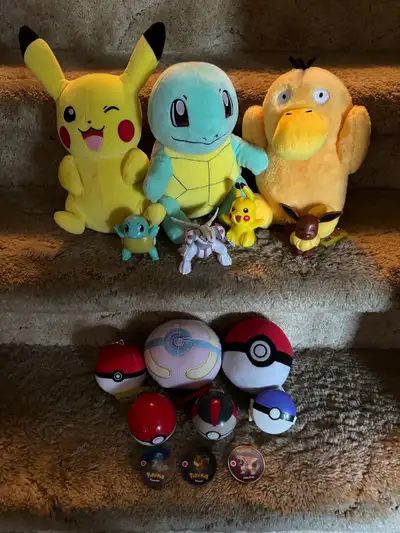 POKÉMON plush toys, figures, pokeballs Pikachu, View more