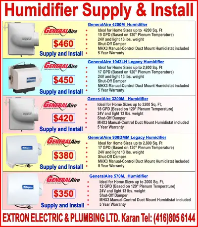 Whole House Bypass Humidifier Installation HUMIDIFIER INSTALLATION ✅ ☎️ Karan TEL: (416) 805 6144. ✔...